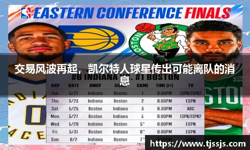 交易风波再起，凯尔特人球星传出可能离队的消息